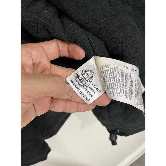 Carhartt Neon Green Jacket Hooded 4XL Reflective Workwear Class 3 Type R ANSI - Picture 8 of 16